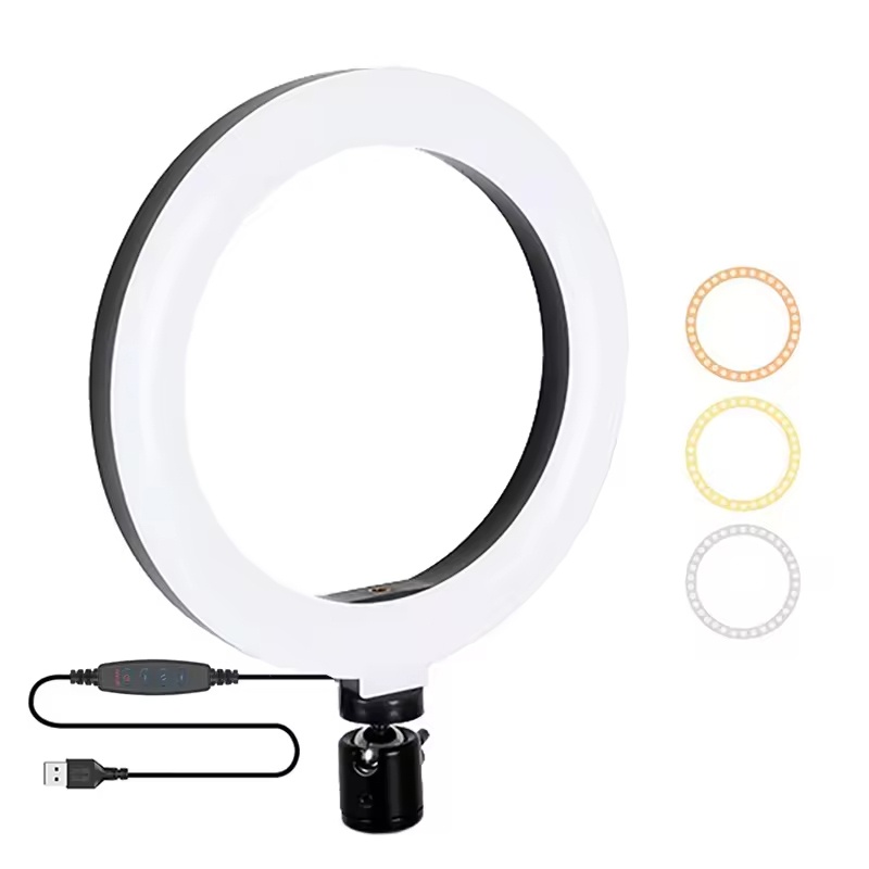 Photography Lighting Description - 16/26/33 センチメートル自撮りリングライト写真撮影補助光 LED リングランプグローソフトアイプロテクション写真撮影ランプ用品ホームスタジオ