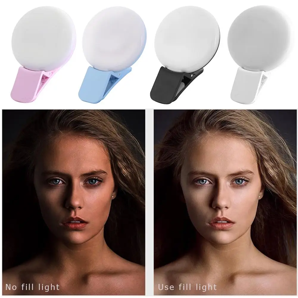 携帯電話 LED Selfie リングライトポータブルミニ耐 - Photography Mobile Lighting のレビューと価格