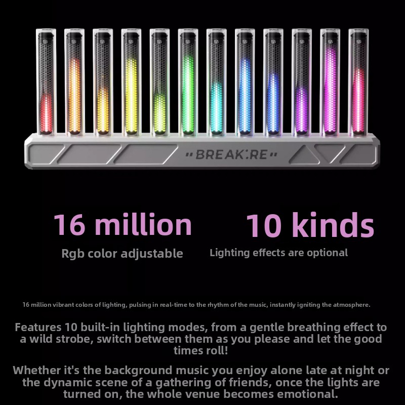 音楽スペクトラムライト ニキシー管スタイルの雰囲気ランプ 有 - Photography Lighting Game のレビューと価格