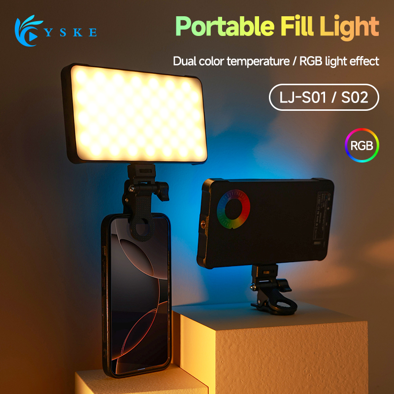 RGB LEDビデオライト、ストレートポケット撮影用照明クリ - Photography Lighting Description のレビューと価格