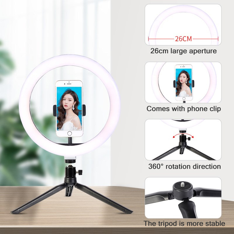 26 センチメートル 10 インチ Led リング Self - Photography Lighting Description のレビューと価格