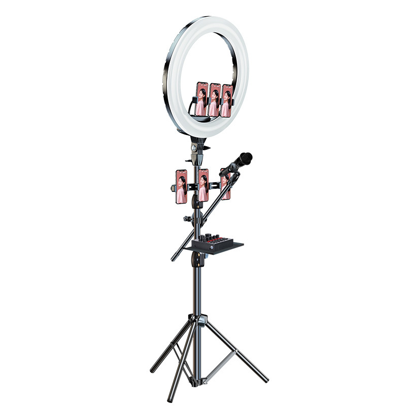 18インチライブ配信用フィルライト照明ライト 携帯電話ライブ - Photography Mobile Lighting のレビューと価格