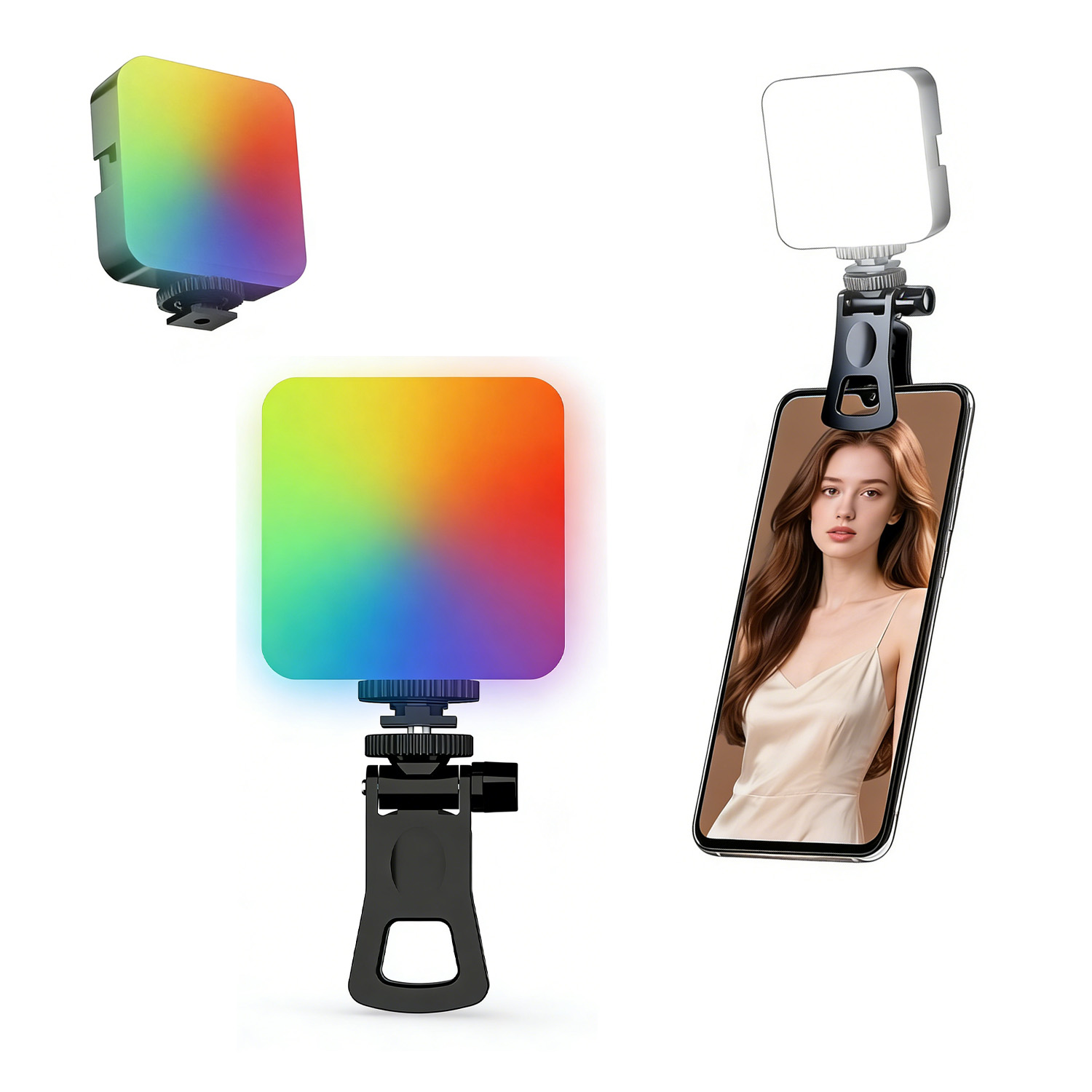 RGBポケットライト屋外撮影用フィルライトライブストリーミン - Photography Lighting Game のレビューと価格