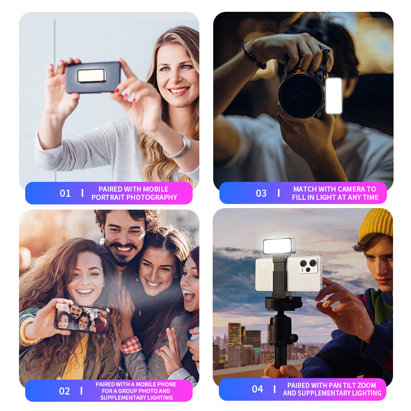 磁気ポータブルミニ Selfie フィルライト調整可能な照明 - Photography Lighting Description のレビューと価格