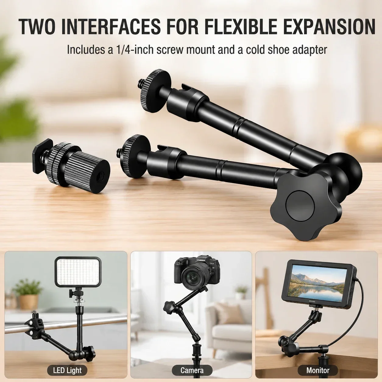 11 インチ マジックアーム スーパークランプ付き DSLR - Photography Lighting Description のレビューと価格