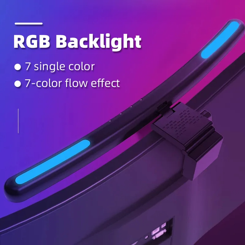 湾曲したLEDモニターライトバー,USB,RGB,PCスクリ - Photography Lighting Game のレビューと価格