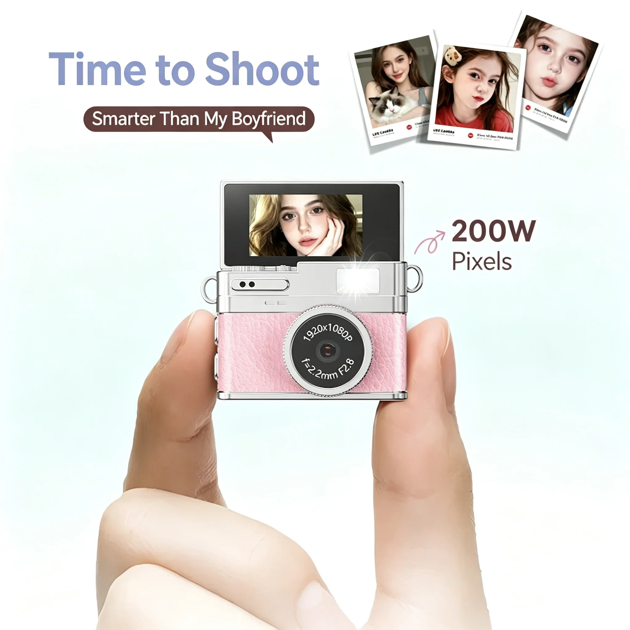 携帯用デジタルカメラ。0.96インチの画面、内蔵フィルライト - Photography Lighting For Beginners のレビューと価格